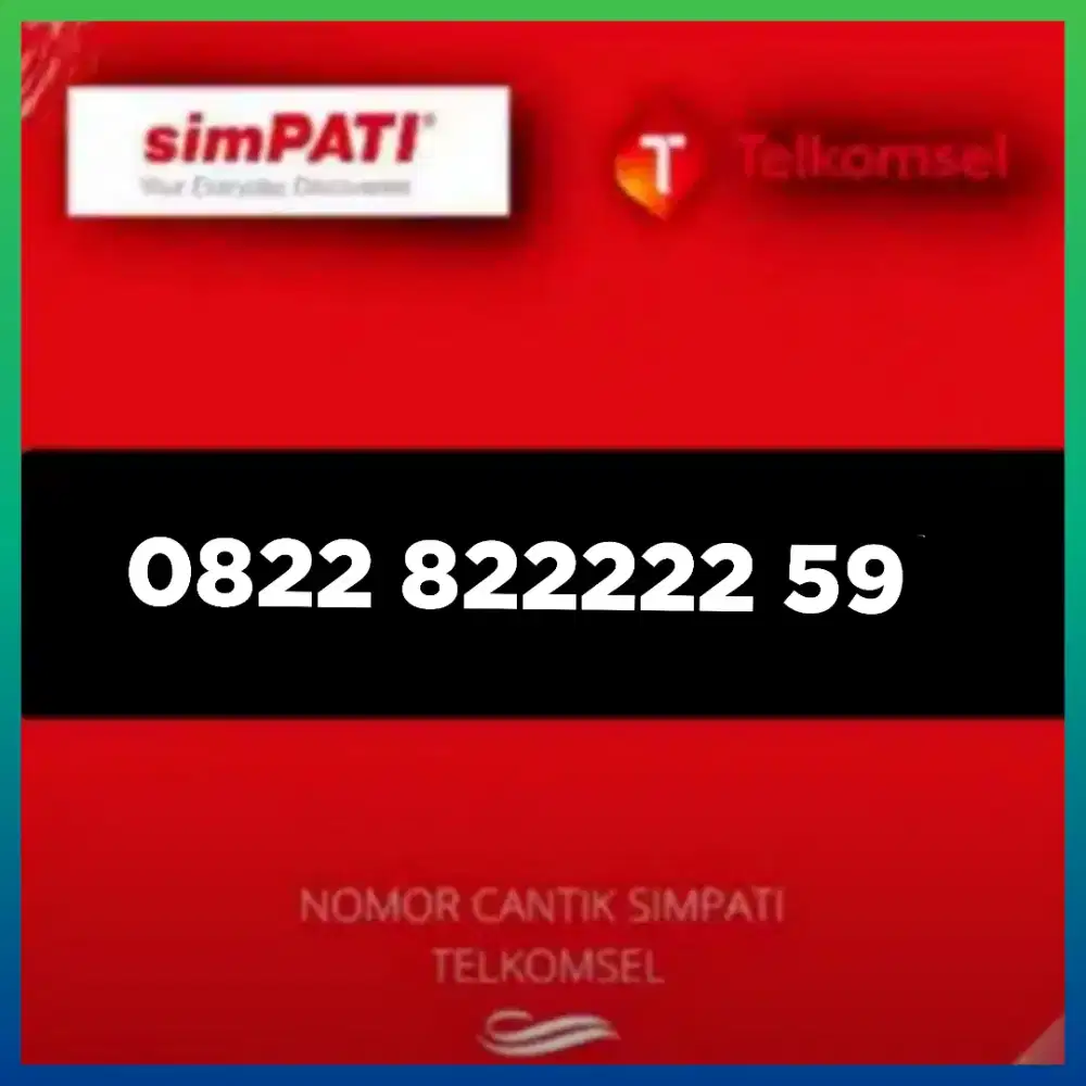 Nomor cantik simpati Telkomsel super