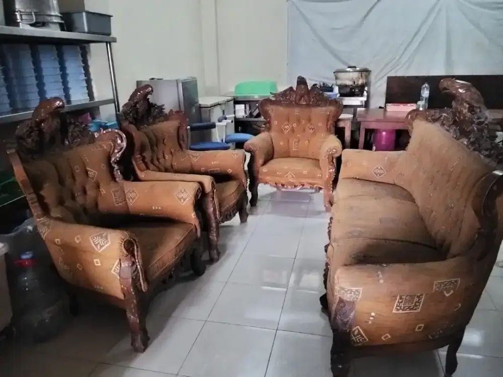 1 Set furniture jati asli