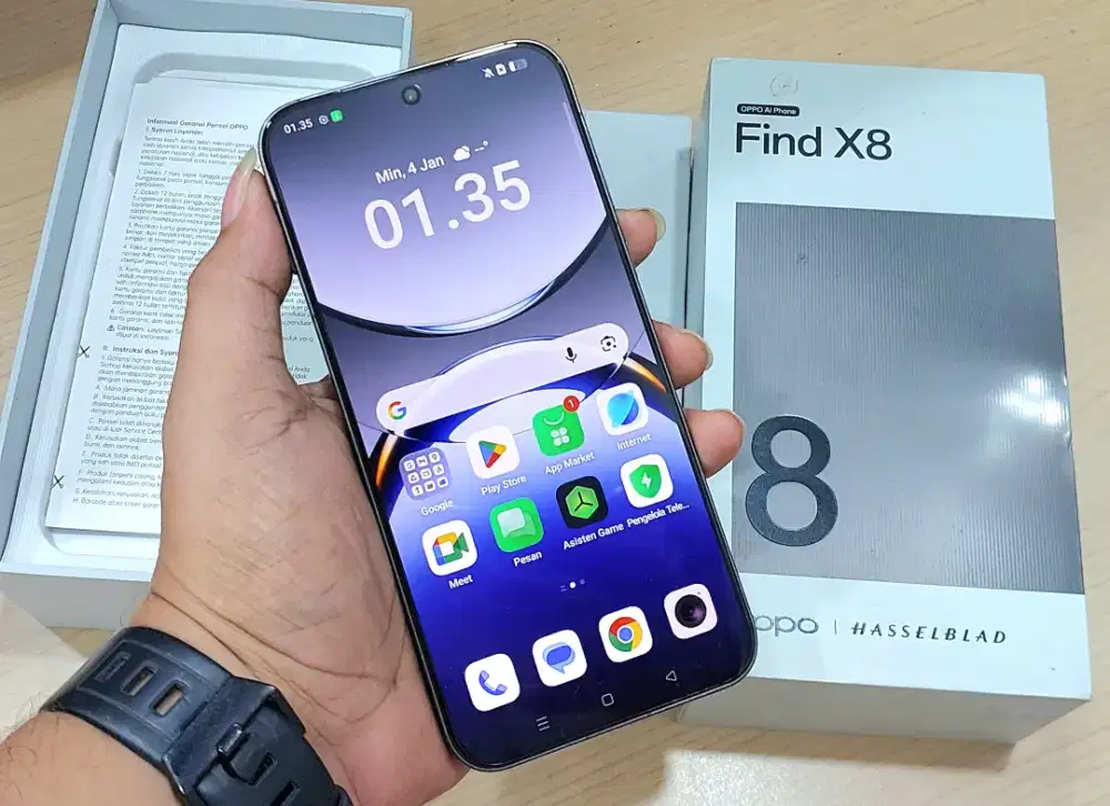 Oppo Find X8 ram 16/512gb lengkap