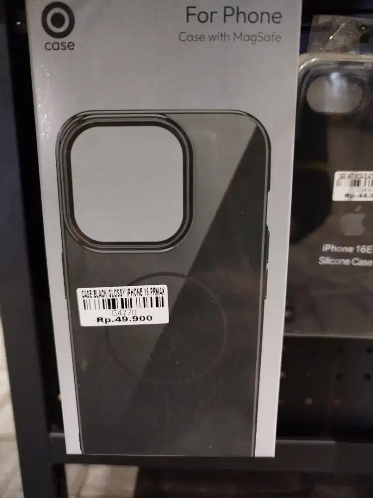 CASE BLACK GLOSSY IPHONE 16 PRO MAX
