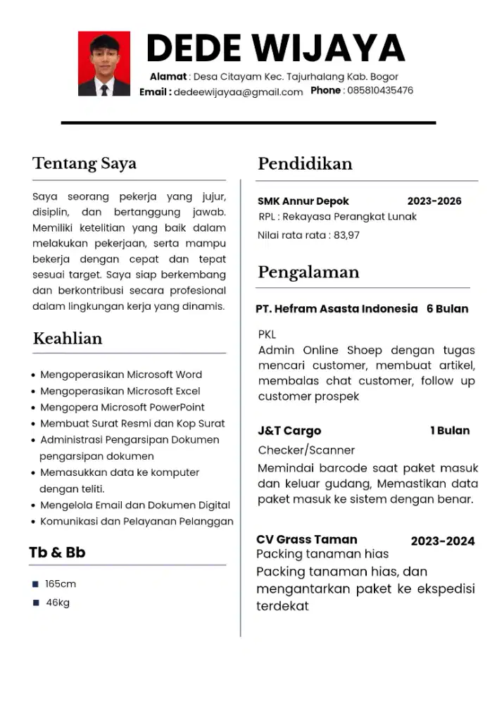 Info loker fresh graduate