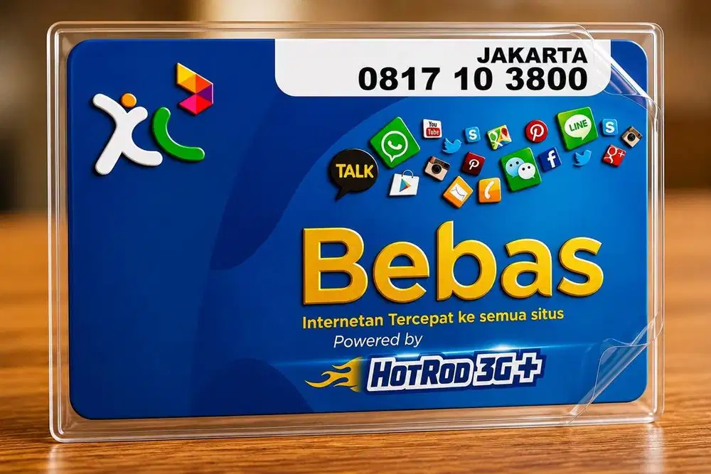 Nocan Nomor Cantik Kartu XL Bebas Special 10 Digit Angka