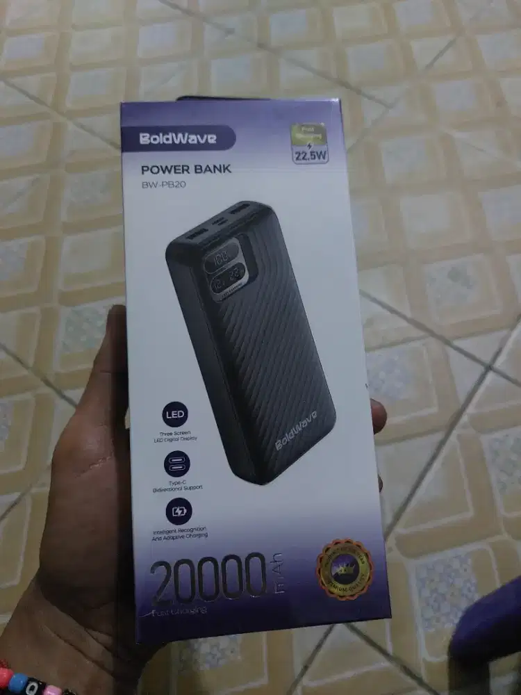 Power Bank BoldWave 20000mAh Segel