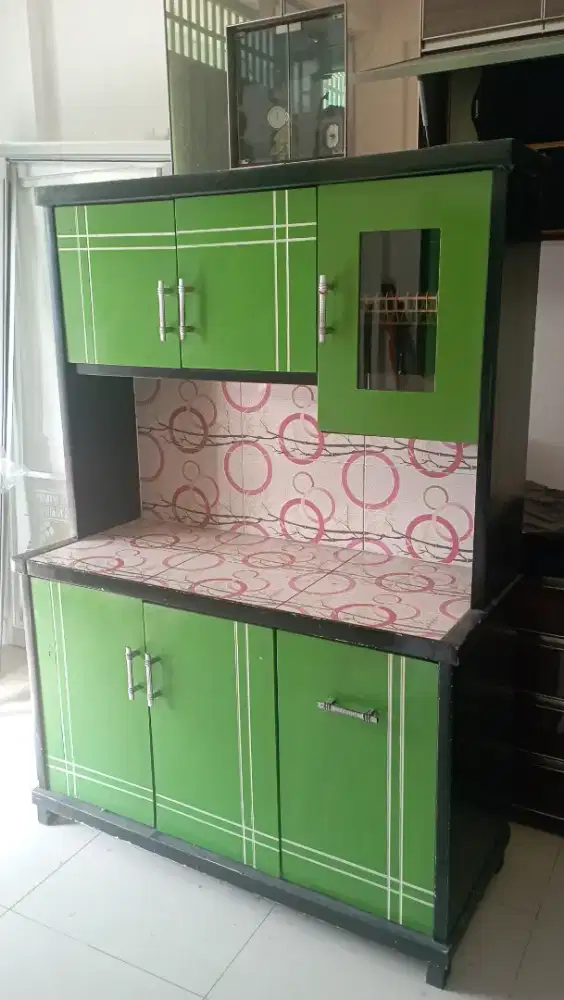 Lemari Sayur / Rak Dapur 3 Pintu - Murah