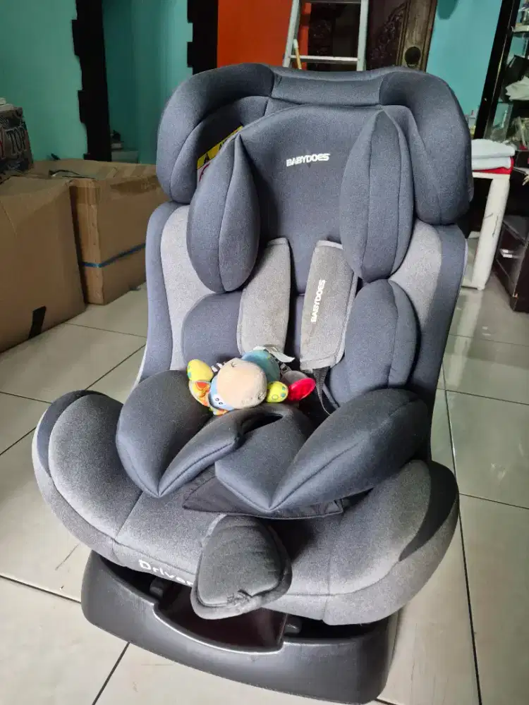 Carseat Babydoes Grey