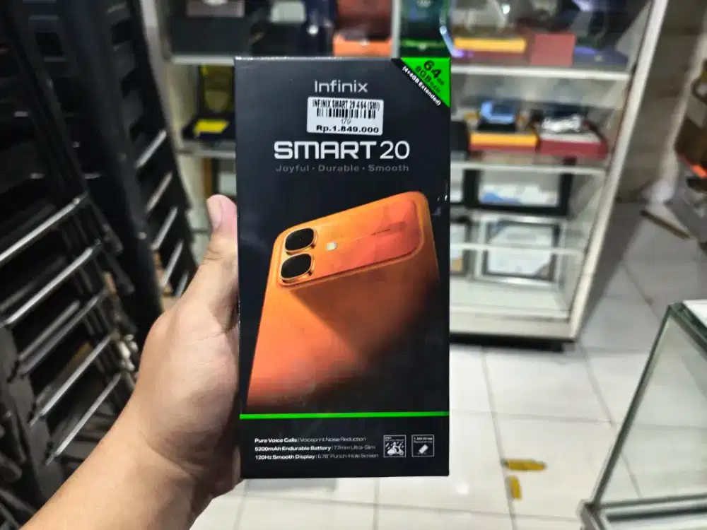 INFINIX SMART 20 RAM 4+4/64GB ATLANTIS DAHSYAT
