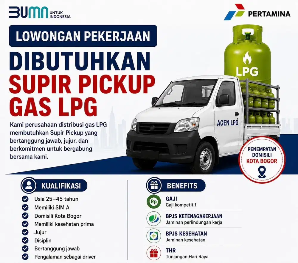 Lowongan Driver Pickup