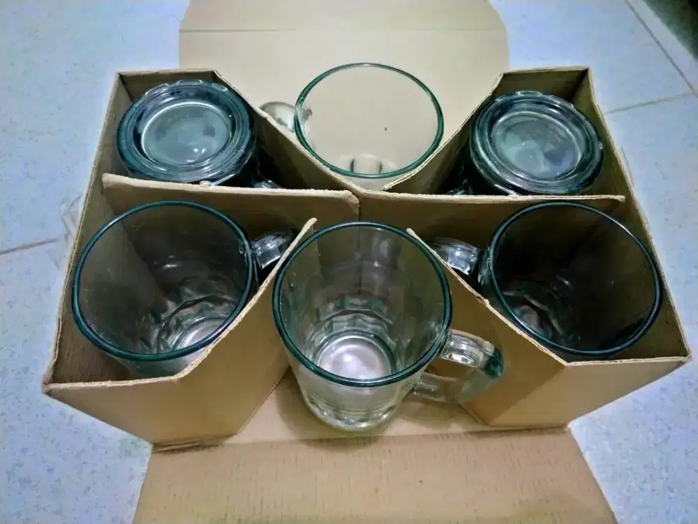 Gelas kaca 12 biji