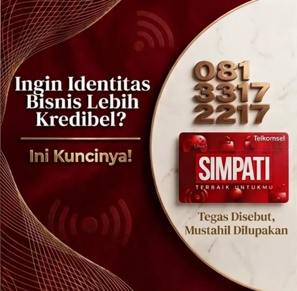 KARTU PERDANA NOMOR CANTIK TELKOMSEL SIMPATI 11 DIGIT 33 22