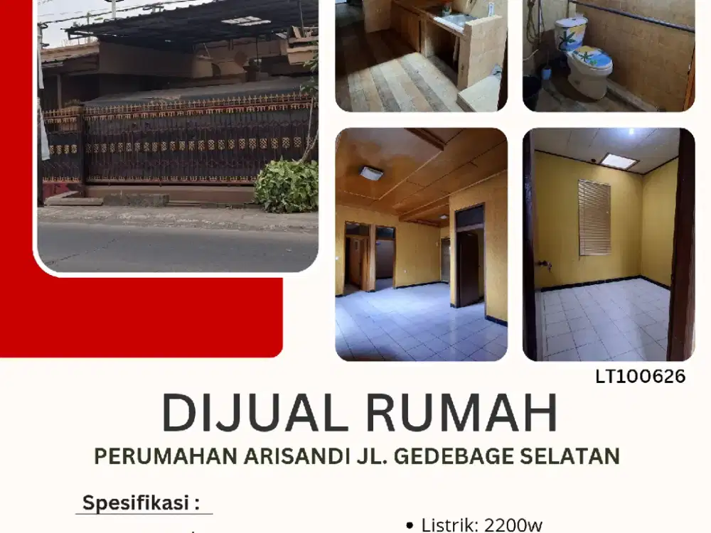 Dijual cepat rumah di Perumahan Arisandi Jl gedebage selatan