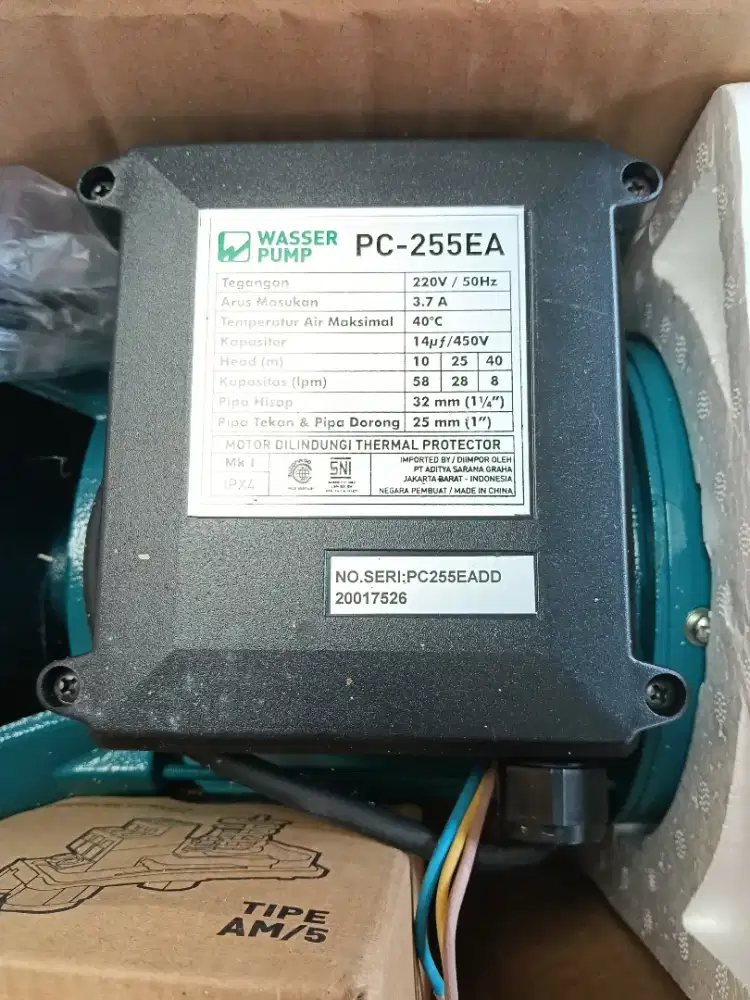 Pompa air sumur dalam  wasser tipe PC 255  EA