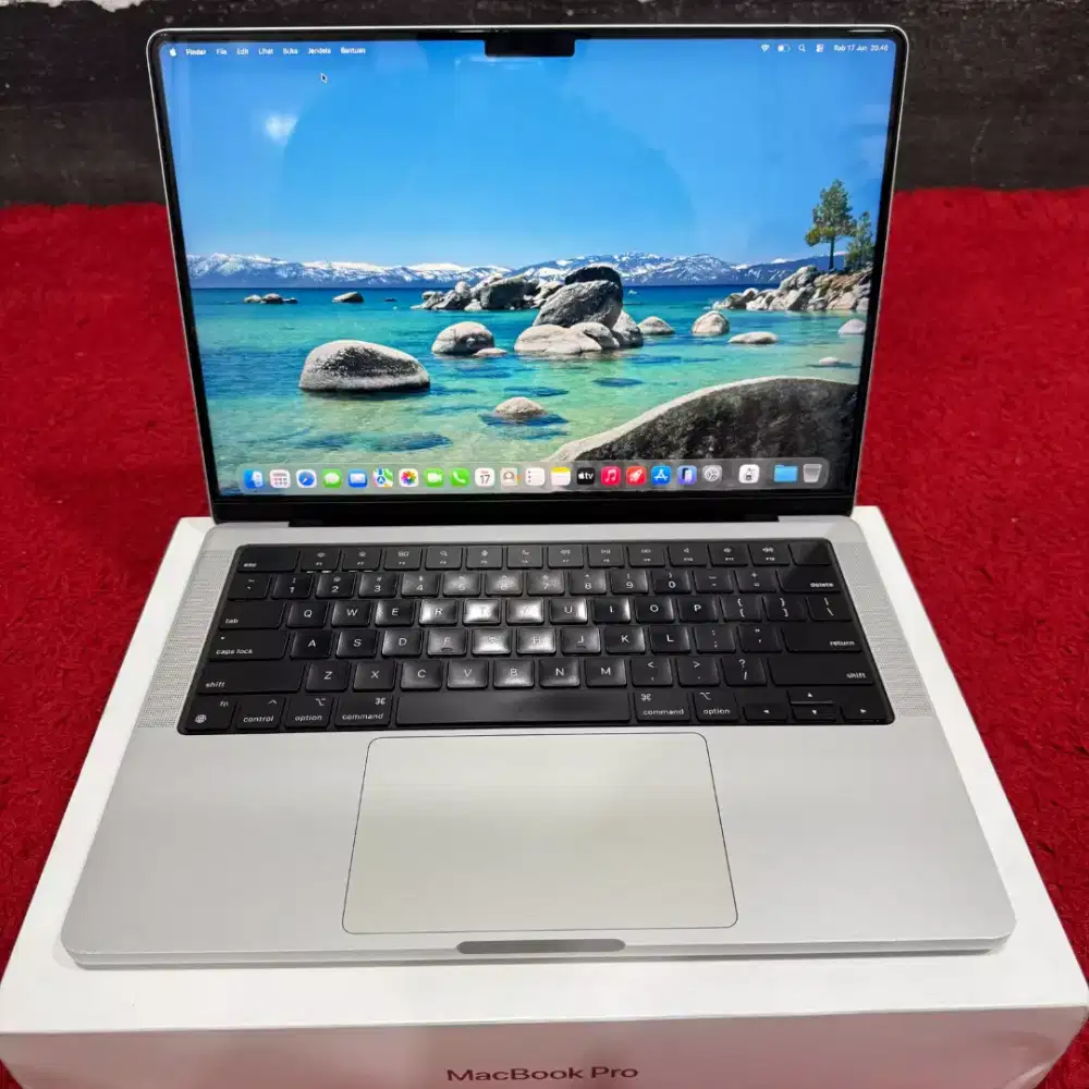 Macbook m1 pro 2021 14 inch ram 16gb ssd 512gb fullset bisa cod
