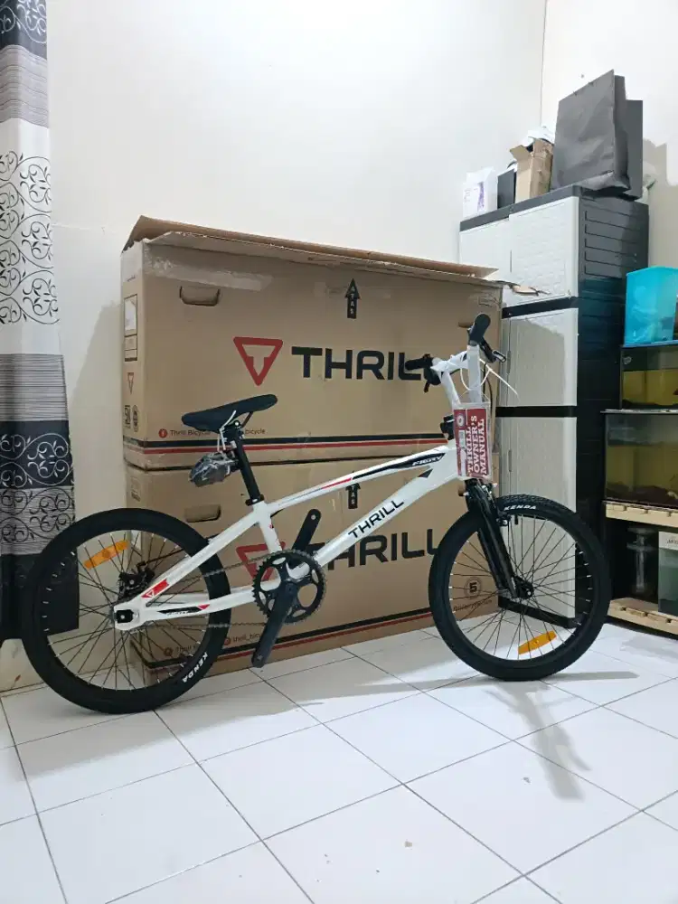 BMX thrill fiery XL pro putih
