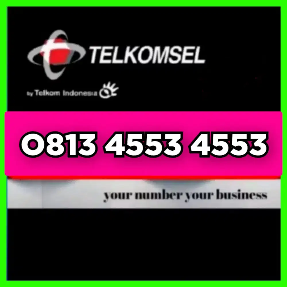 Nomor cantik simpati Telkomsel super
