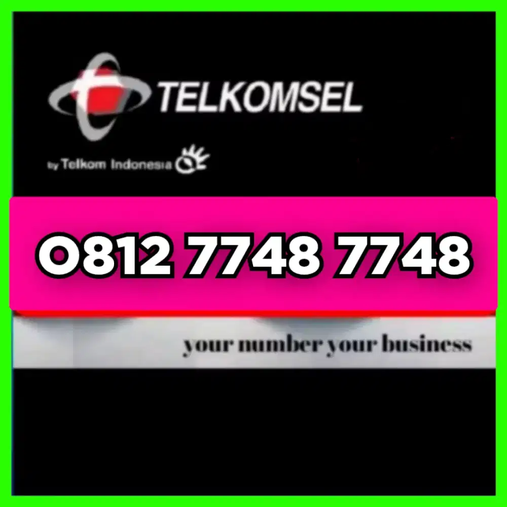 Nomor cantik simpati Telkomsel super