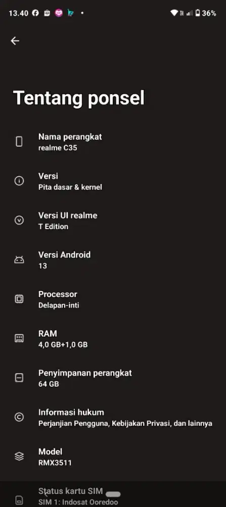 Realme c35 4/64