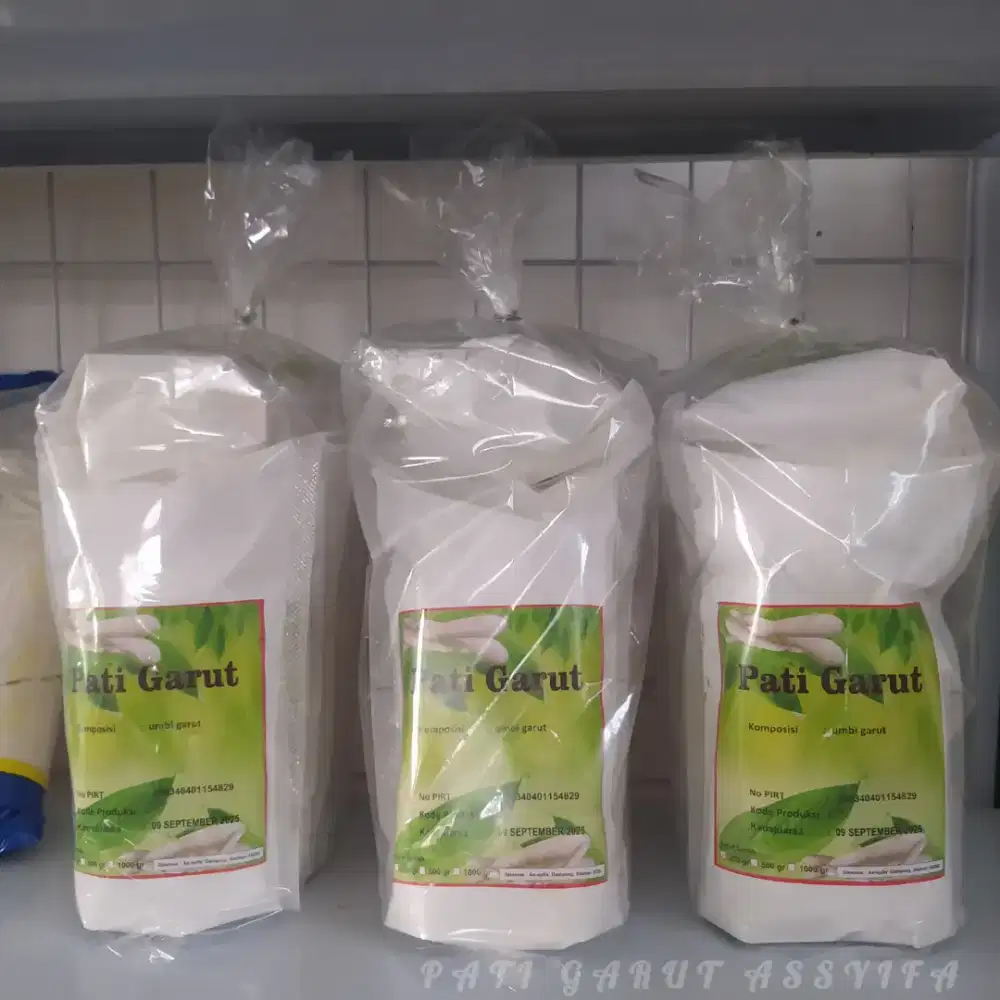 Tepung Pati Garut 100% Asli
