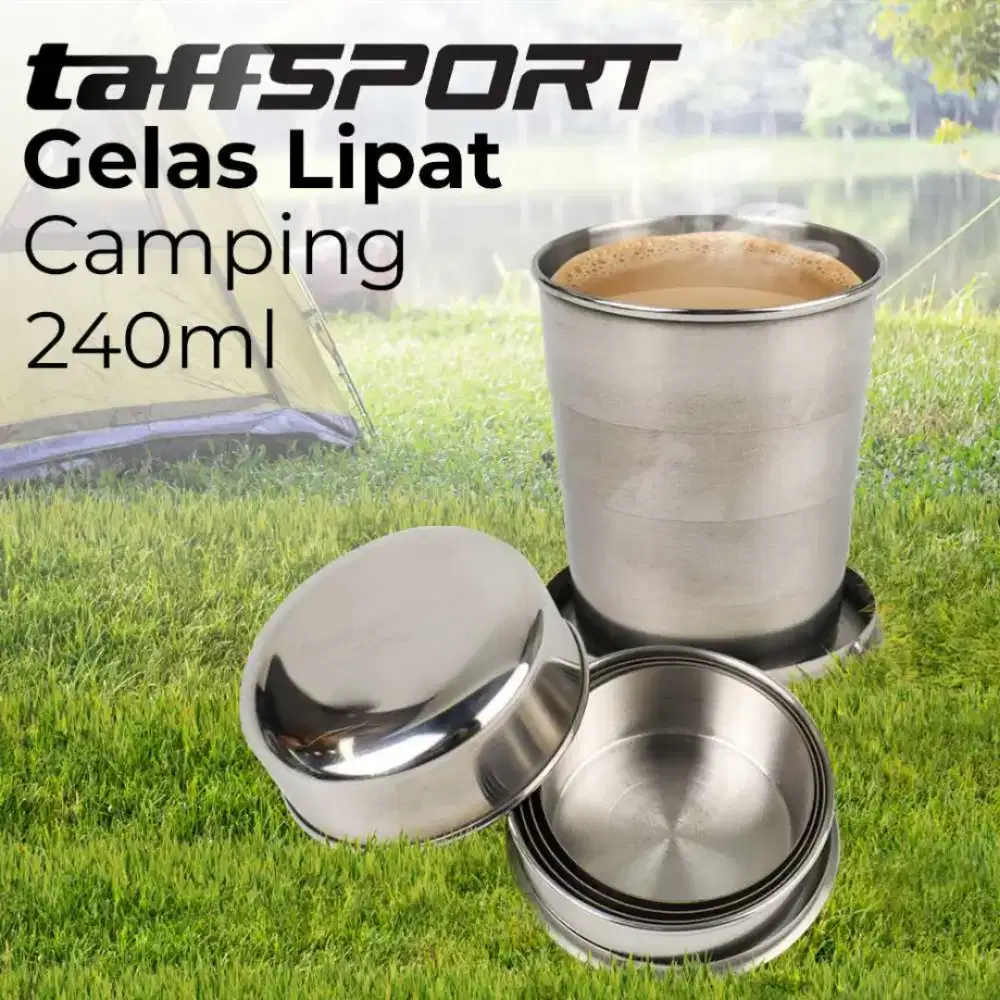  Lipat Stainless Steel Foldable Cup Carabiner