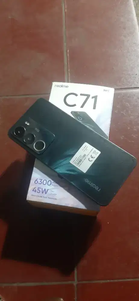 Realme C71 8/128 fullset lengkap