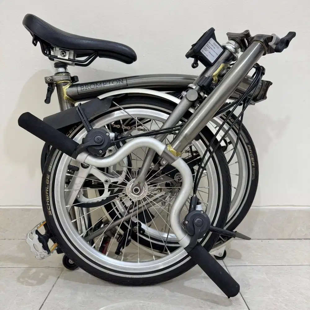 BROMPTON M6Lx RAW LACQUER 2020 - TITANIUM SUPERLIGHT