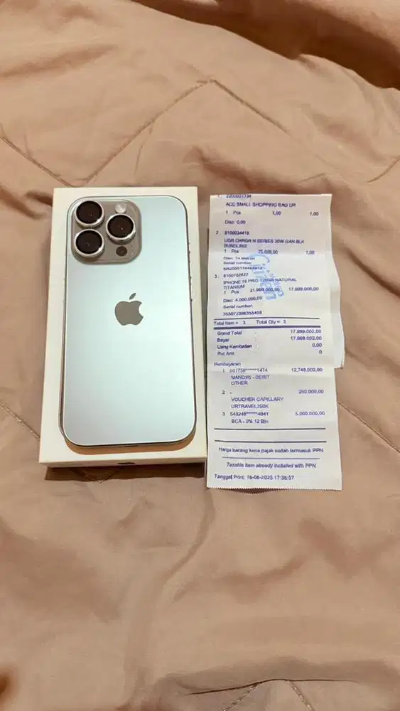 Iphone 16 pro Lengkap Ibox resmi