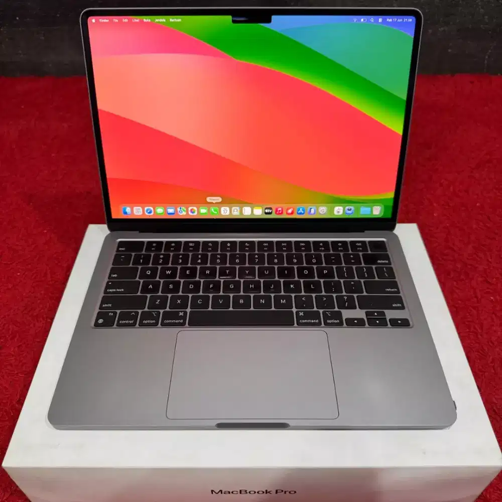Macbook air m3 2024 13 inch ram 16gb ssd 256gb fullset bisa cod