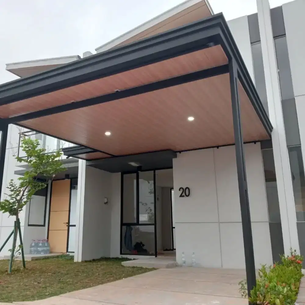 Kanopi alderon+plafon pvc