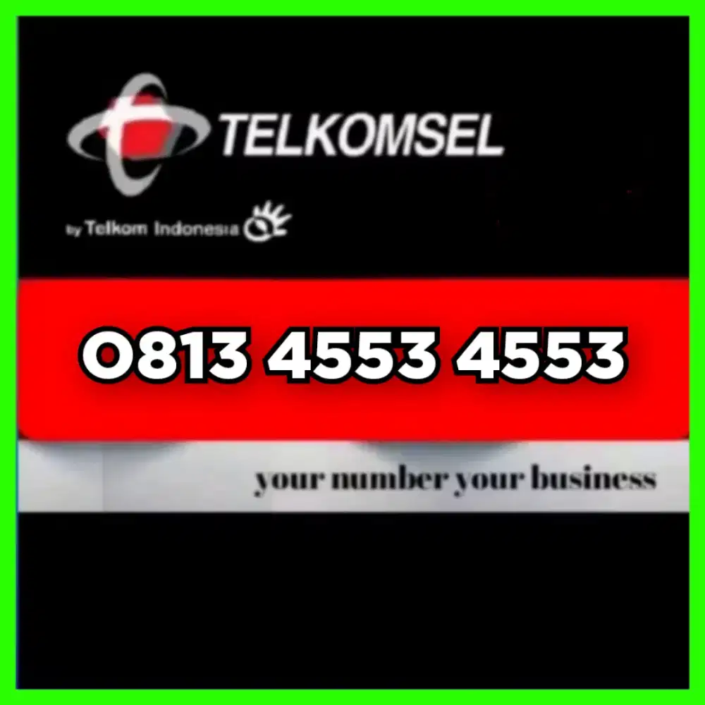 Nomor cantik simpati Telkomsel super
