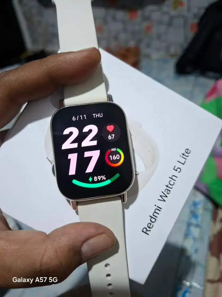 Redmi watch 5 lite lengkap mulus