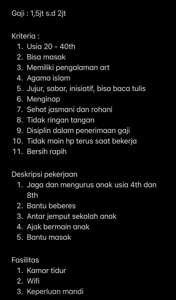 Art momong dan beberes