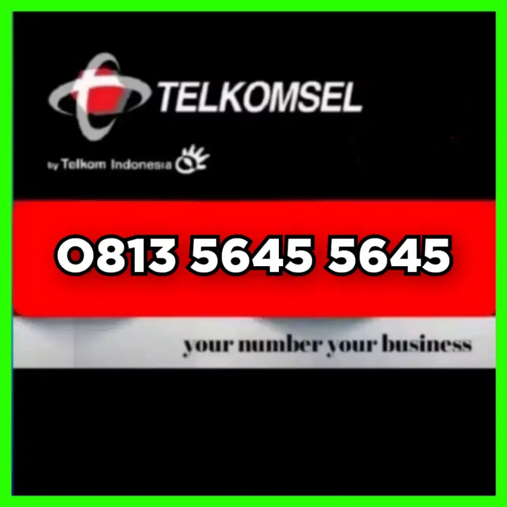 Nomor cantik simpati Telkomsel super