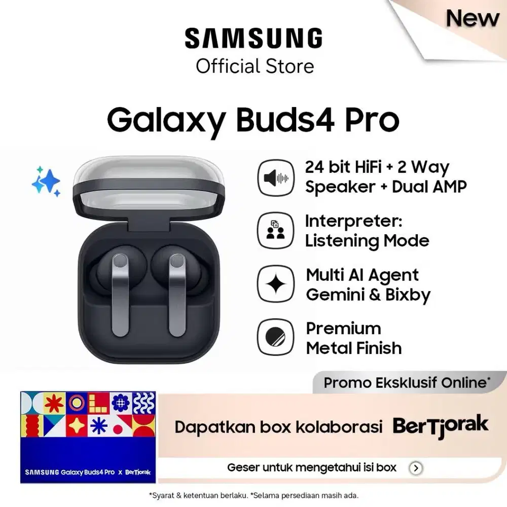 New samsung galaxy buds4 pro murah