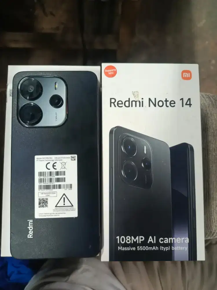 Redmi Note 14 8/128 Normal lcd masih orian siap pakai