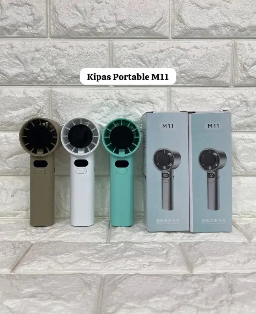 Kipas digital turbo m11 portable genggam kecepatan bisa di sesuaikan