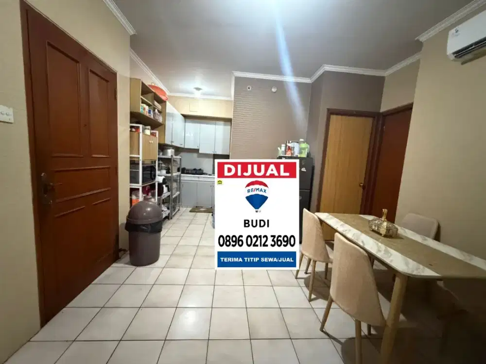 Dijual Apartemen Bukit Gading Mediterania Kelapa Gading Lantai 5 View Pool 3 KT LB 87 M2