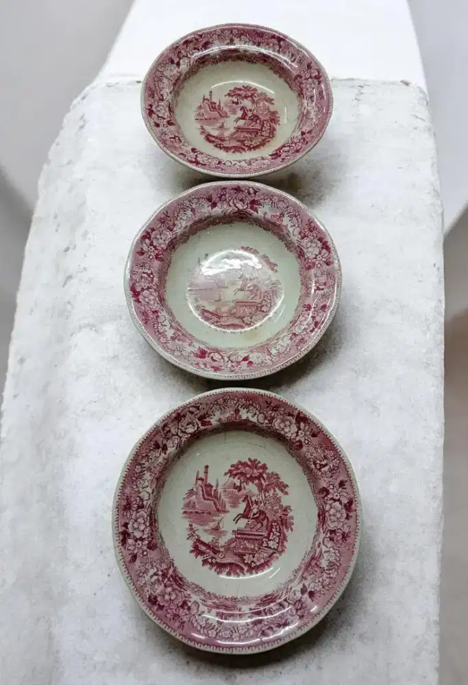 3 Piring Saji Keramik Made In Holland