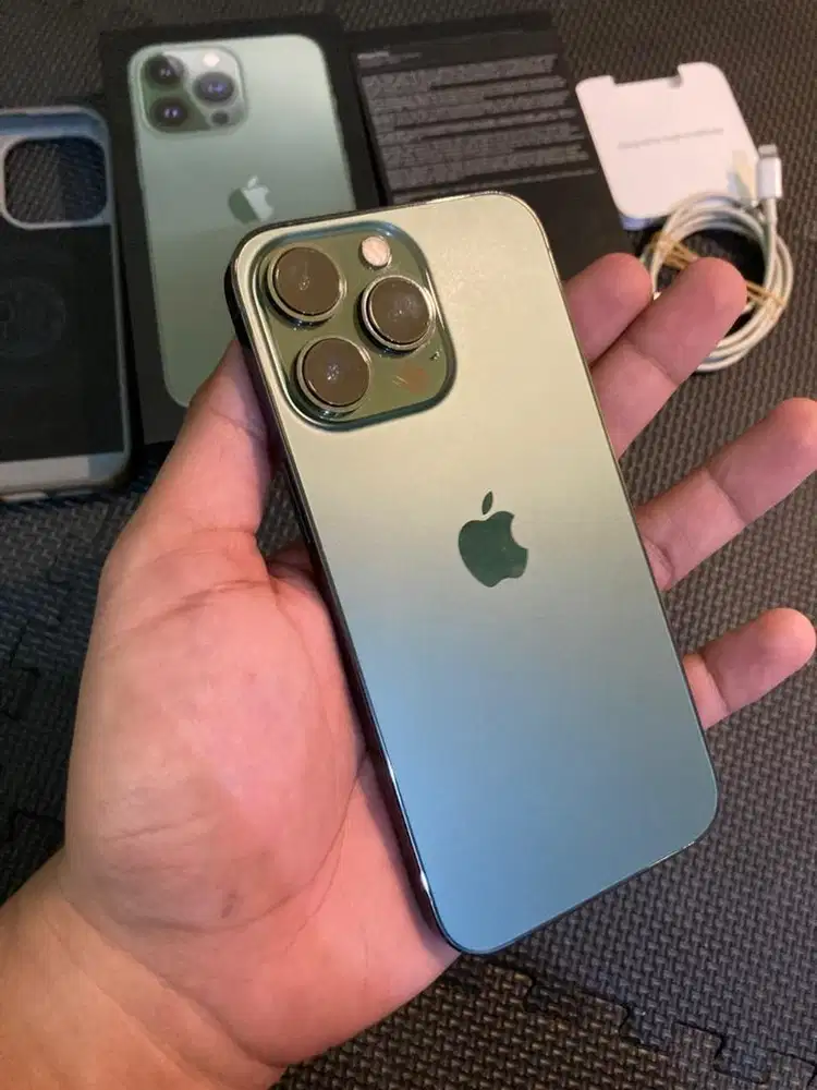 iphone 13 pro 128gb green alphine singapur ori