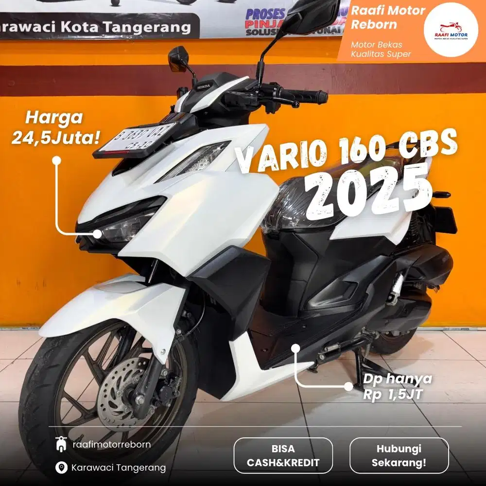 VARIO 160 CBS 2025 [MOTOR SECOND RASA BARU]