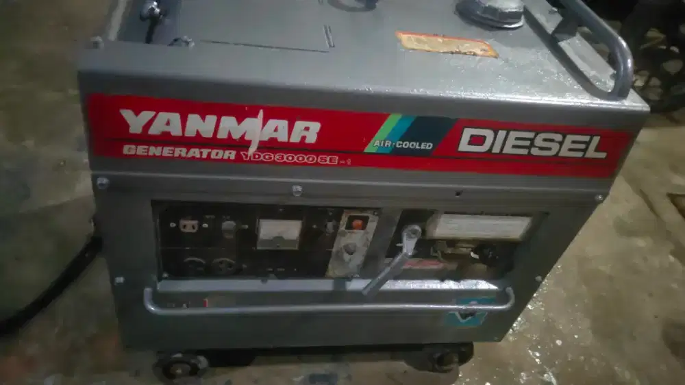 DIJUAL CEPAT GENSET SILENT SOLAR YANMAR 3000 Watt