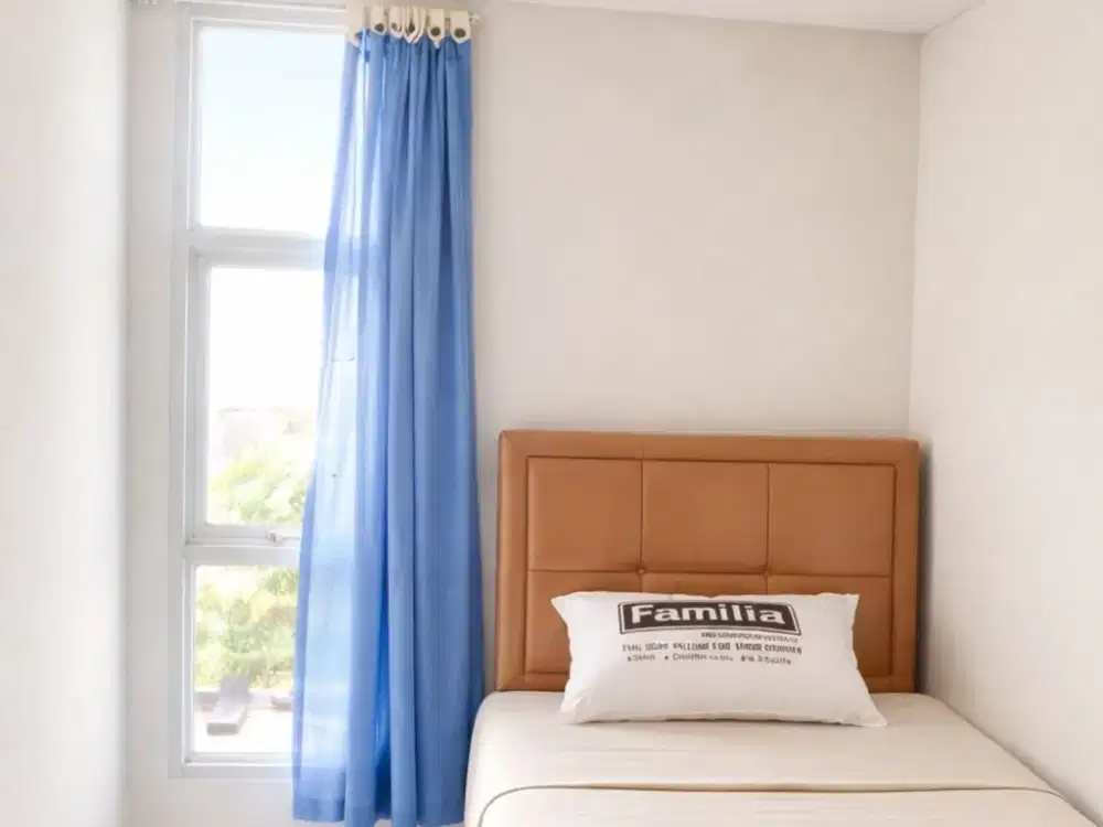 Disewakan Hemat 1BR Akasa Pure Living BSD Semi Furnish 5 Menit ke Stasiun Rawa Buntu