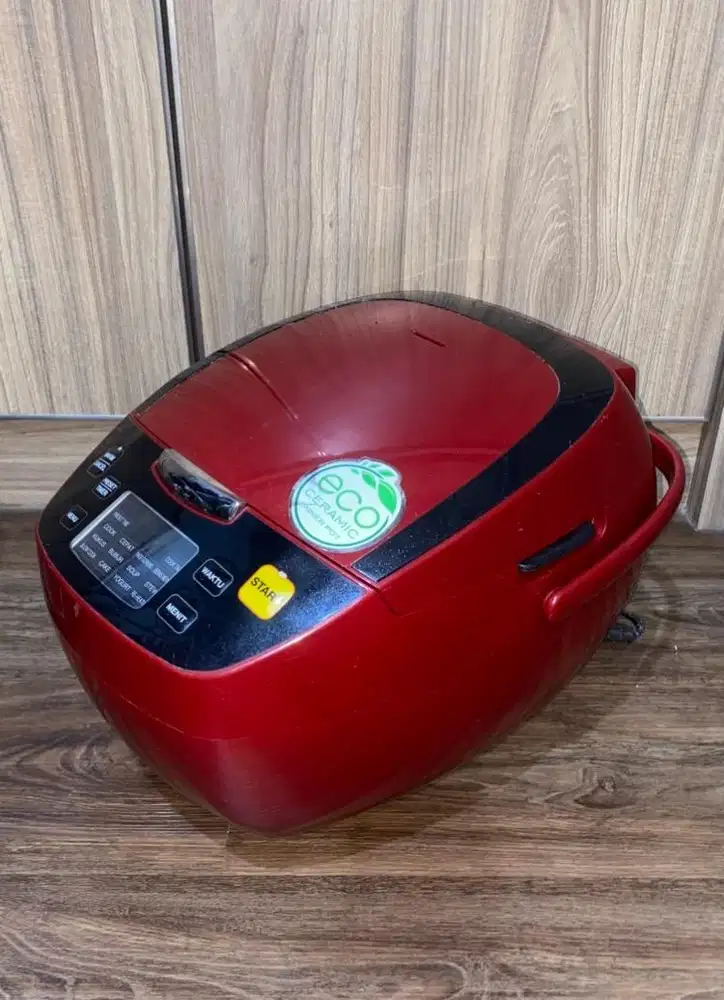 rice cooker yongma 2 liter digital magic com eco ceramic ymc801 merah