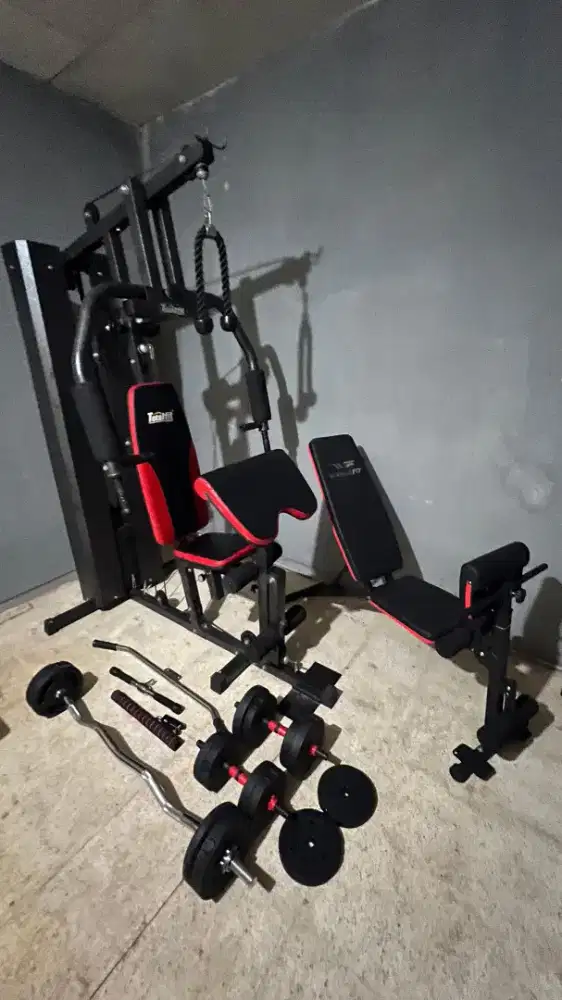 Alat Gym Rumahan 1 Sisi Komplit