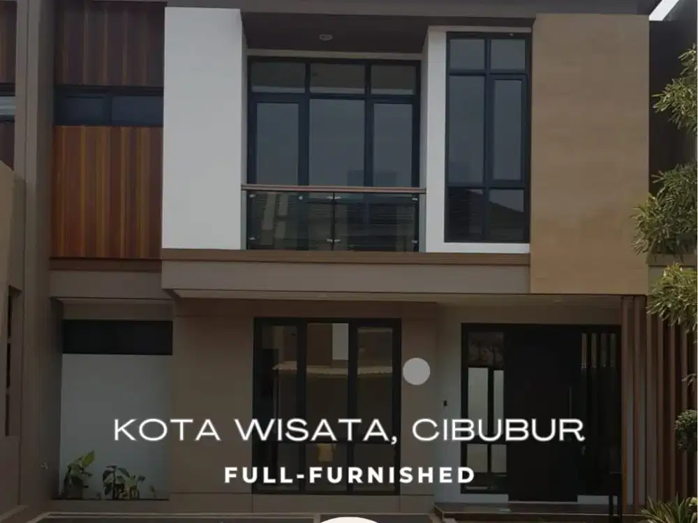 Rumah Modern 2 Lantai Furnished Kota Wisata, Cibubur - SHM