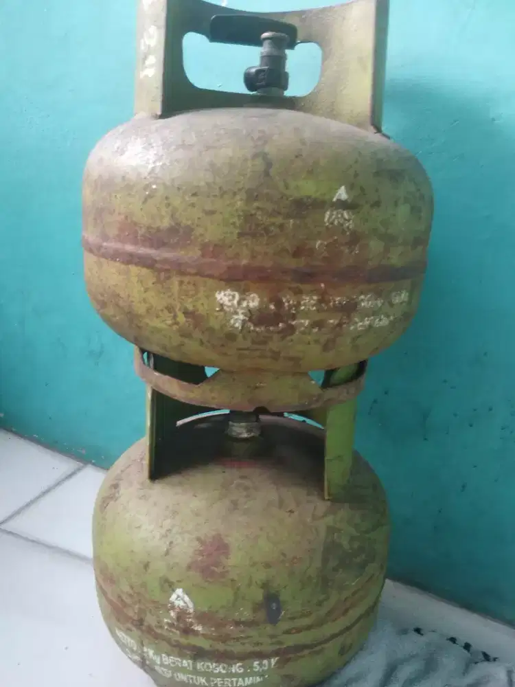 Tabung gas hijau
