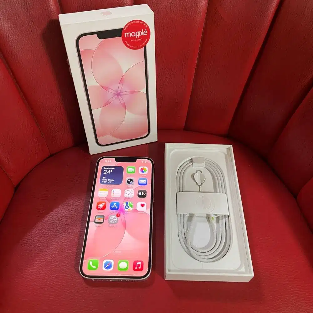 iPhone 17e 256gb Soft Pink Garansi iBox Digimap ID/A Aktif Fullset