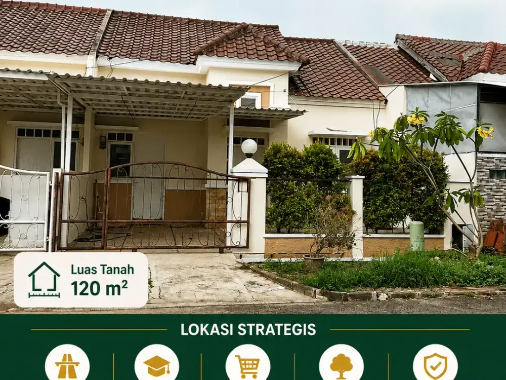 Disewakan Rumah Lokasi Strategis di Regensi Melati Mas Serpong