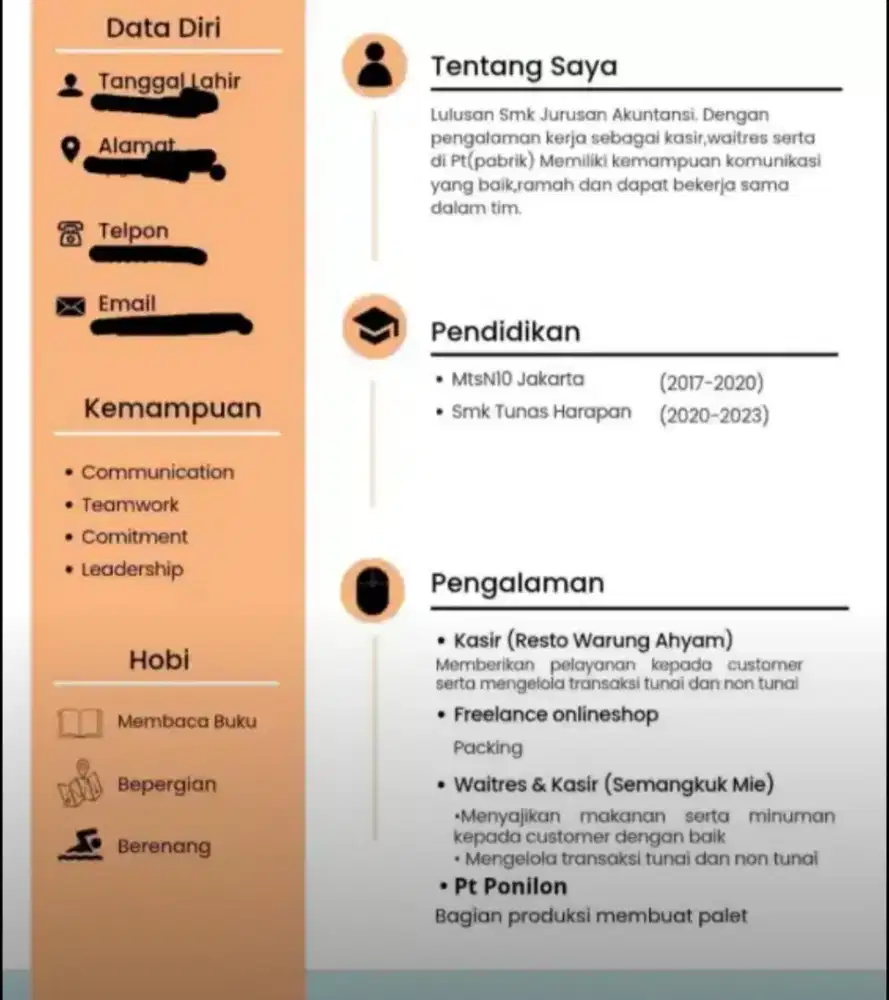 Info lowongan kerja freelance yg di gaji harian/mingguan