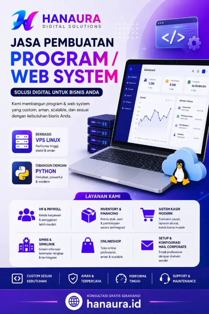 JASA PEMBUATAN PROGRAM & WEB SYSTEM CUSTOM