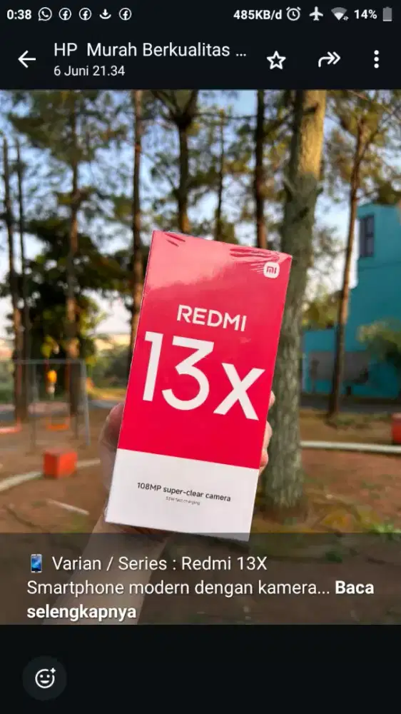 Redni 13 garansi resmi
