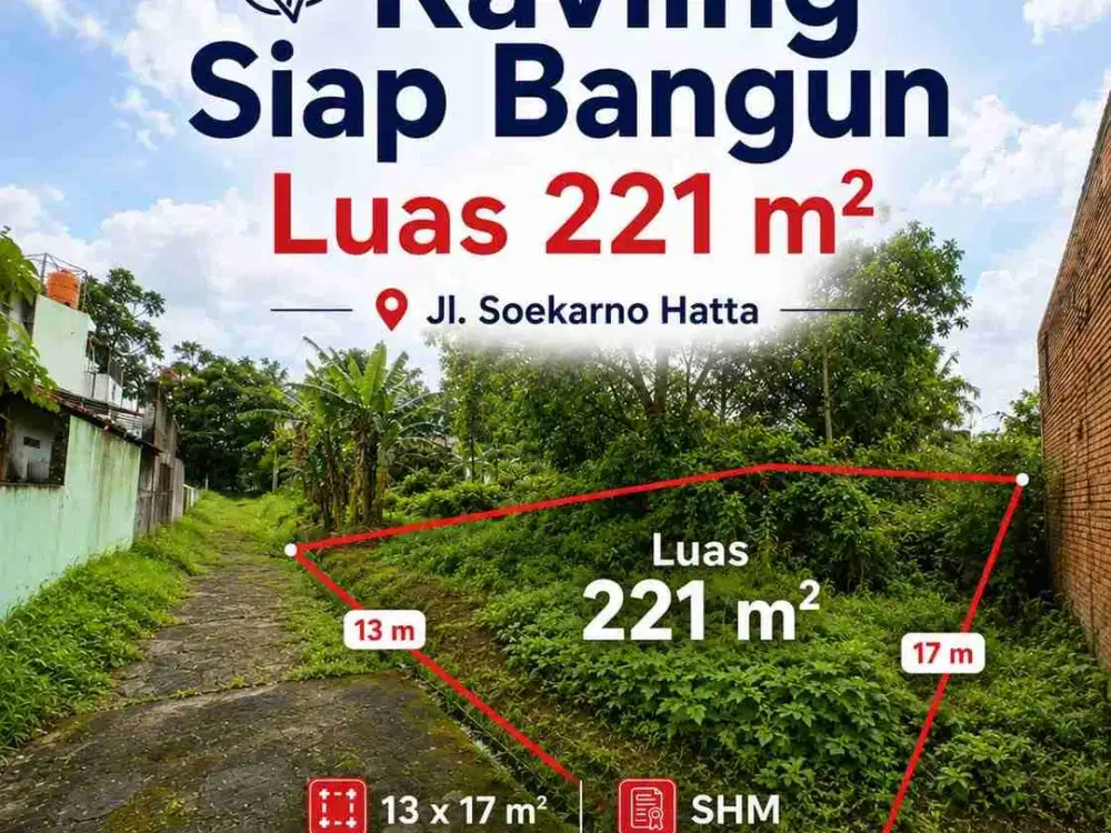 Dijual Tanah Kapling Jumbo Siap Bangun